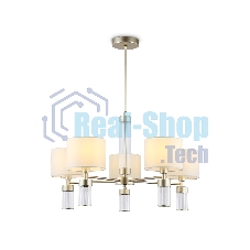 Люстра Ambrella light LH71301/5 CGD/WH золото/белый E14/5 max 40W D680*740
