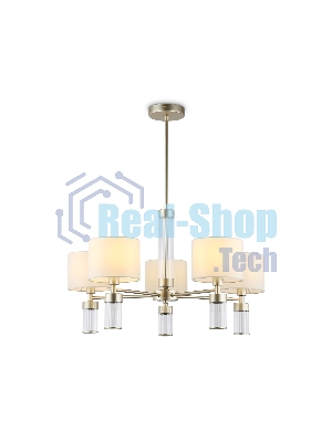 Люстра Ambrella light LH71301/5 CGD/WH золото/белый E14/5 max 40W D680*740