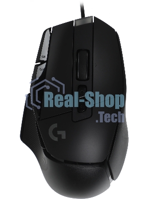 Мышь проводная Logitech G502 X черный, 25600 dpi, USB, кнопки - 13