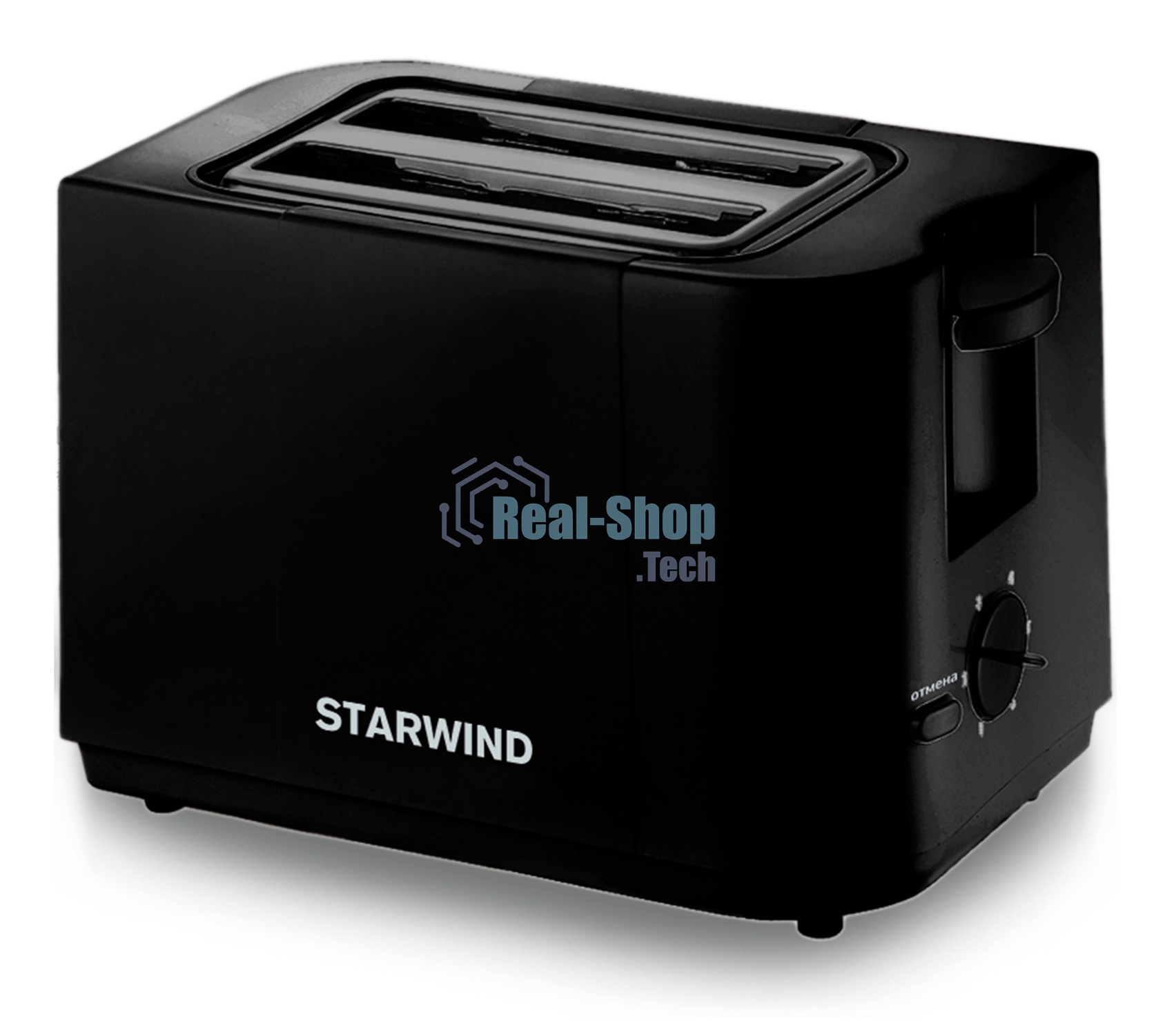 Тостер Starwind ST2103 700Вт черный/черный