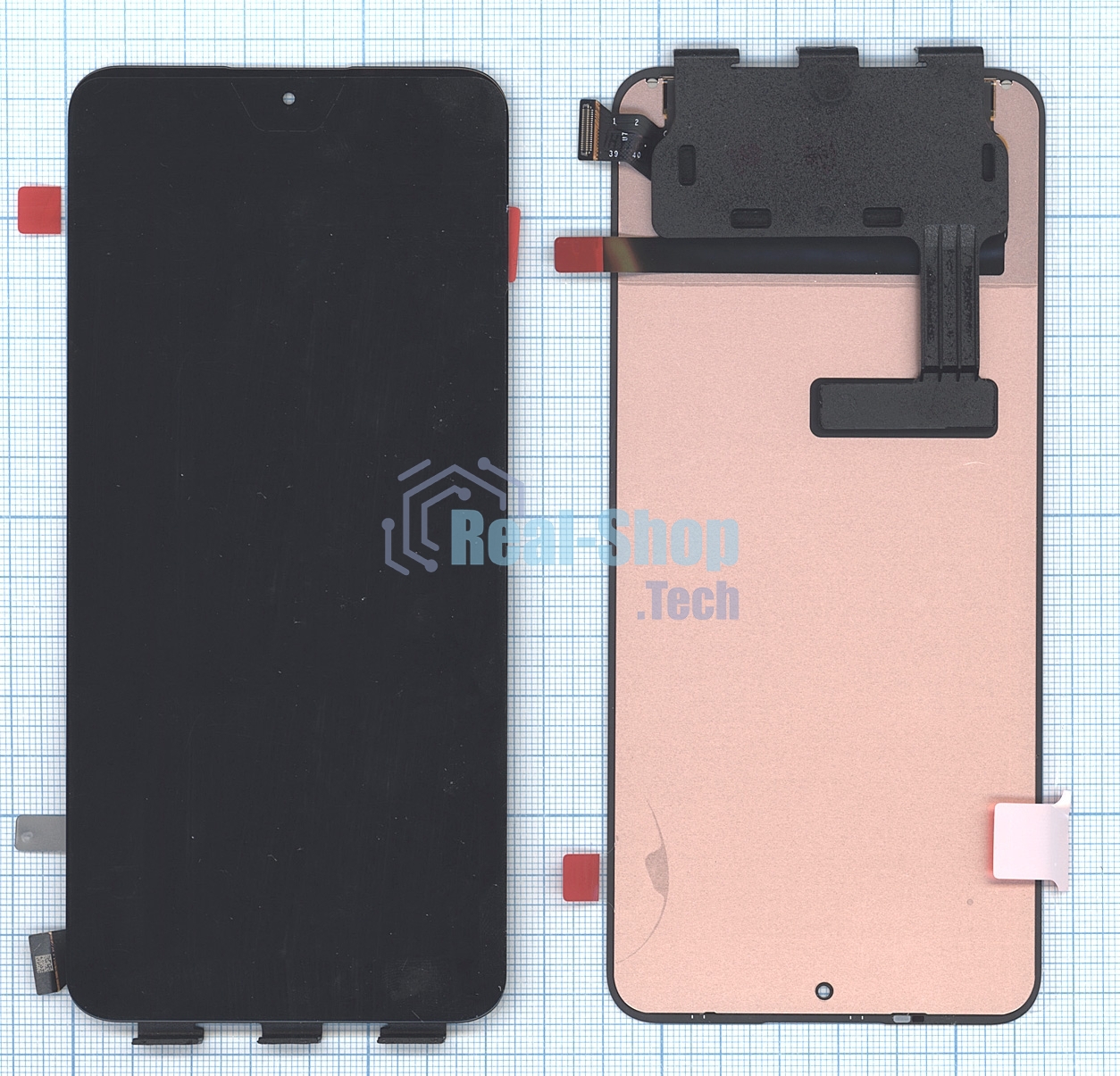 Дисплей для Xiaomi 13T в сборе с тачскрином черный orig