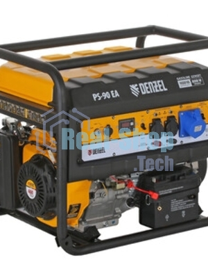 Электрогенератор бензиновый Denzel PS 90 EA, 9 кВт, 85 дБ, 92 кг