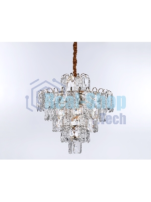 Светильник Ambrella light TR5233/12 SGD/CL/FR золото/прозрачный/белый матовый E27*12 max 40W D600*610