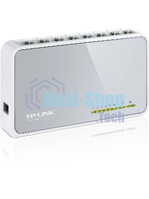 Коммутатор TP-Link SOHO TL-SF1008D Коммутатор 8-port 10/100M mini Desktop Switch, 8 10/100M RJ45 ports, Plastic case