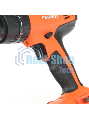 Дрель-шуруповерт PATRIOT BR 180Li-h  аккумуляторная [180301460] { две батареи Li-Ion 18V, 1,5 Ah, 57 Нм, большой кейс, зарядка за 1 час, комплект бит и сверл }