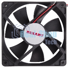 Вентилятор для корпуса Rexant RX 12025MS 24VDC черный, 120 мм, 2200 об/мин, 35 дБ, 2 pin