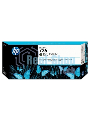 Картридж струйный HP 726 CH575A черный матовый для HP DJ (300мл)