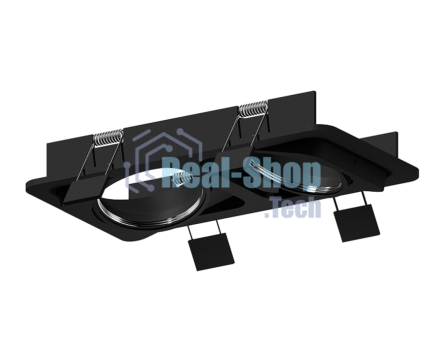 Корпус светильника C7664 SBK черный песок 225*120*H25mm MR16 GU5.3