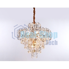 Светильник Ambrella light TR5233/12 SGD/CL/FR золото/прозрачный/белый матовый E27*12 max 40W D600*610