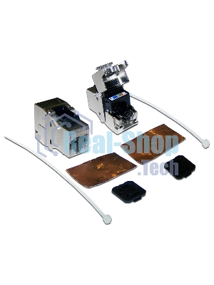 Модуль Keystone, RJ45, cat.6a, STP, 180 градусов