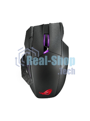Мышь беспроводная/проводная ASUS ROG Spatha X черный, 19000 dpi, радиоканал, USB, кнопки - 12