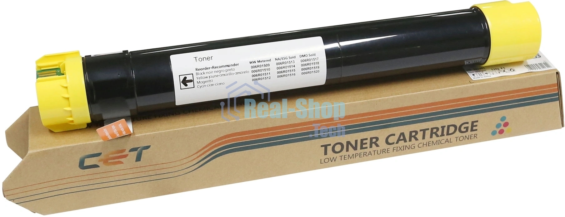 Картридж лазерный CET (CPT, CE08) 006R01518 для Xerox WorkCentre 7525/7545/7556/7835/7970 Yellow, 360г, 15000 стр.