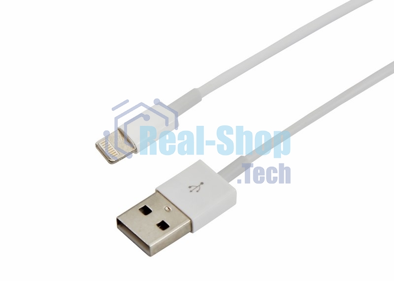 Кабель USB Rexant для iPhone 5/6/7 моделей шнур 1 м белый