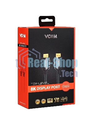 Кабель соединительный VCOM CG634-2M DISPLAY PORT v1.4, 8K@60Hz, 2 м