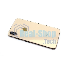 Задняя крышка (корпус) в сборе с рамкой для Apple iPhone Xs Max Gold