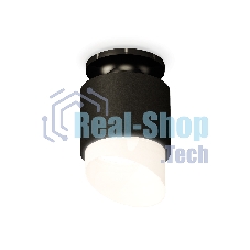 Светильник Ambrella Light XS7511066 SBK/PBK/FR черный песок/черный полированный/белый матовый MR16 GU5.3 (N7926, C7511, N7175)
