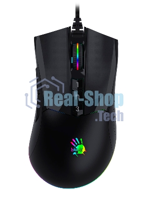Мышь проводная A4Tech Bloody W90 Max черный, 10000 dpi, USB, кнопки - 10