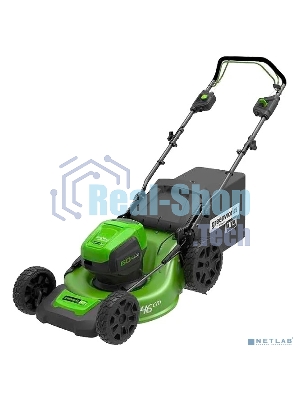 Газонокосилка аккумуляторная GreenWorks GD60LM46SP, 60 В, 0 Ач