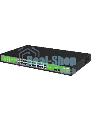 Коммутатор Digma DSP224G-2S-R400, 24×1 Гбит/с + 2×1 Гбит/с SFP, неуправляемый