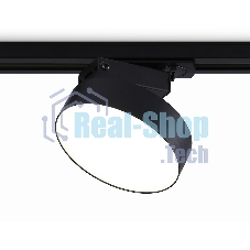 Трековый однофазный светодиодный светильник Ambrella light GL6842 BK черный LED 15W 4200K D115*80