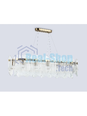 Светильник Ambrella light LH31255/12 BS/CL латунь/прозрачный E14*12 max 40W 1000*340*270