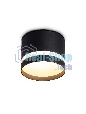 Светильник Ambrella light TN6572 BK черный IP44 GX53 max 15W D82*65