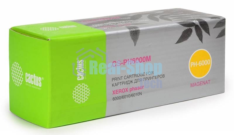 Картридж лазерный Cactus CS-PH6000M (106R01632) пурпурный (1000 стр.) для Xerox 6000/6010