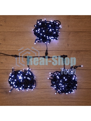 Гирлянда Neon-night LED ClipLight 24V, 3 нити по 20 м, свечение с динамикой, цвет диодов белый