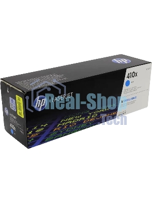 Тонер Картридж HP 410X CF411X голубой для HP LJ Pro M452/M477 (5000 стр.)