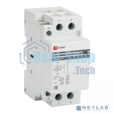 Контактор модульный EKF km-2-16-20 КМ 16А 2NO (2 мод.) PROxima