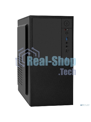 Компьютерный корпус Minitower ExeGate BAA-308U2 (mATX, без БП, 1хUSB/2хUSB 3.0, HD Audio, черный)