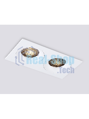 Светильник встраиваемый Ambrella light TN102731/2 WH белый GU5.3 175*92*23