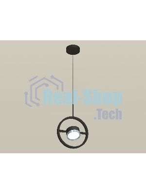 Светильник Ambrella light XB9112102 SBK/PPH черный песок/графит полированный GX53 (C9112, N8133)
