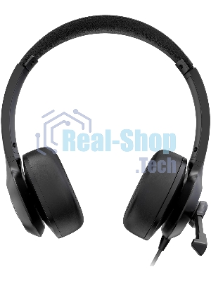 Гарнитура Acer OHW309 чёрный, проводная, USB/mini jack 3.5 мм