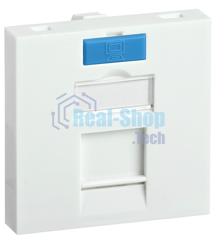 Вставка IEK ITK 45х45мм для 1 мод. Keystone Jack с маркером