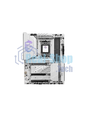 Материнская плата MSI MPG B850 EDGE TI WIFI, AM5, AMD B850, 4xDDR5, 4xSATA, 4xM.2, 1xPCIe 5.0 x16, 1xPCIe 4.0 x4, 1xPCIe 3.0 x1, 1xHDMI, 1x5Gb LAN, Wi-Fi 7, Bluetooth 5.4, 3xUSB-C 10Gbps, 1xUSB-C 20Gbps, 5xUSB-A 10Gbps, 4xUSB-A 2.0, 1xS/PDIF, 2x3.5 мм, 7.1, ATX