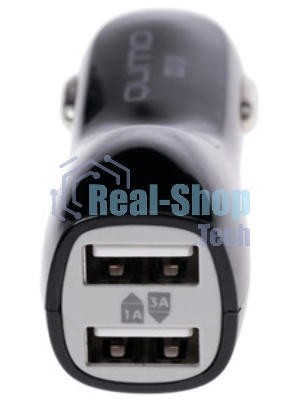 Сетевое зарядное устройство Qumo Energy (Charger 001), 1 USB, 1A, черный