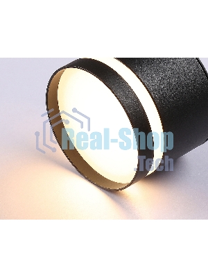 Светильник Ambrella light TN6572 BK черный IP44 GX53 max 15W D82*65