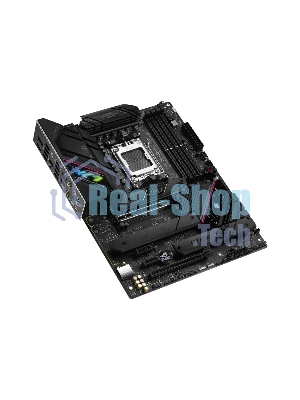 Материнская плата ASUS ROG STRIX B650E-F GAMING WIFI, AM5, AMD B650, 4xDDR5, 4xSATA, 3xM.2, 1xPCI-E 5.0 x16, 1xPCI-E 4.0 x4, 2xPCI-E x1, 1xHDMI, 1xDP, 1x 2.5Gb LAN, 4xUSB-A 2.0, 4xUSB-A 3.2 Gen 1, 2xUSB-A 3.2 Gen 2, 1xUSB-C 3.2 Gen 2, 1xUSB-C 3.2 Gen 2x2, 5x3.5 мм, 7.1, ATX