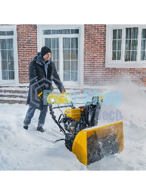 Бензиновая снегоуборочная машина SBL 711DT PRO, 420cc, гусеницы, эл.старт, блок. дифф. Denzel