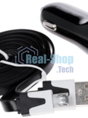 Сетевое зарядное устройство Qumo Energy (Charger 001), 1 USB, 1A, черный