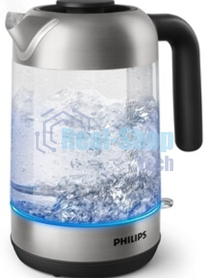 Чайник электрический Philips HD9339/80 1.7 л, 2200 Вт, прозрачный (корпус: стекло)