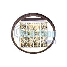 Настенно-потолочный светодиодный светильник Ambrella light FA105 CF кофе 15 W 3000K D230*70 (Без ПДУ)