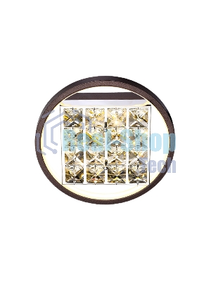 Настенно-потолочный светодиодный светильник Ambrella light FA105 CF кофе 15 W 3000K D230*70 (Без ПДУ)