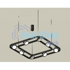 Светильник Ambrella light XB9182150/8 SBK/FR черный песок/белый матовый GX53 (C9182, N8415)
