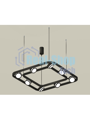 Светильник Ambrella light XB9182150/8 SBK/FR черный песок/белый матовый GX53 (C9182, N8415)