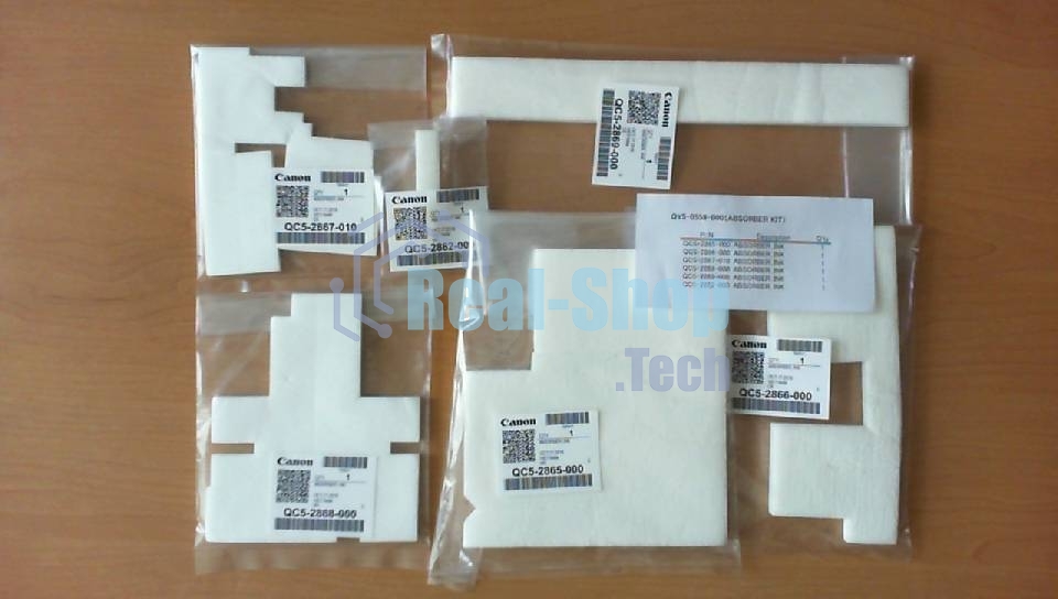 Набор абсорберов отработанных чернил Canon PIXMA G1000/G2000/G3000 (QY5-0558/QY5-0518)