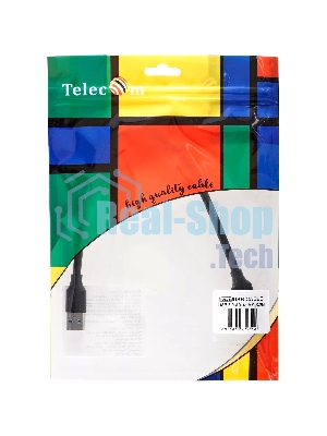 Кабель соединительный Telecom TUS715-0.3M USB3.0 Am-Am 0.3m Telecom (TUS715-0.3M)