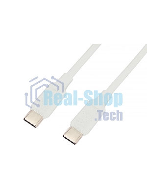 Кабель USB2.0 Cablexpert CC-USB2-CMCM-100-1.8M-W, Type-C/Type-C, 5A, 100Вт, PD/QC3.0, медь, 1.8м, белый, пакет