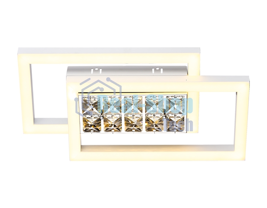 Настенно-потолочный светодиодный светильник Ambrella light FA107 WH белый 15W 3000K 380*200*85 (Без ПДУ)
